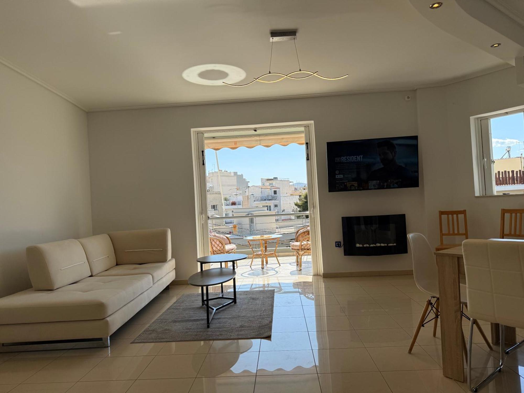 Sunny Home Private Jacuzzi Hydromassage Acropolis & Lycabettus Far View Parking 300M Metro Peristeri Athens Luaran gambar