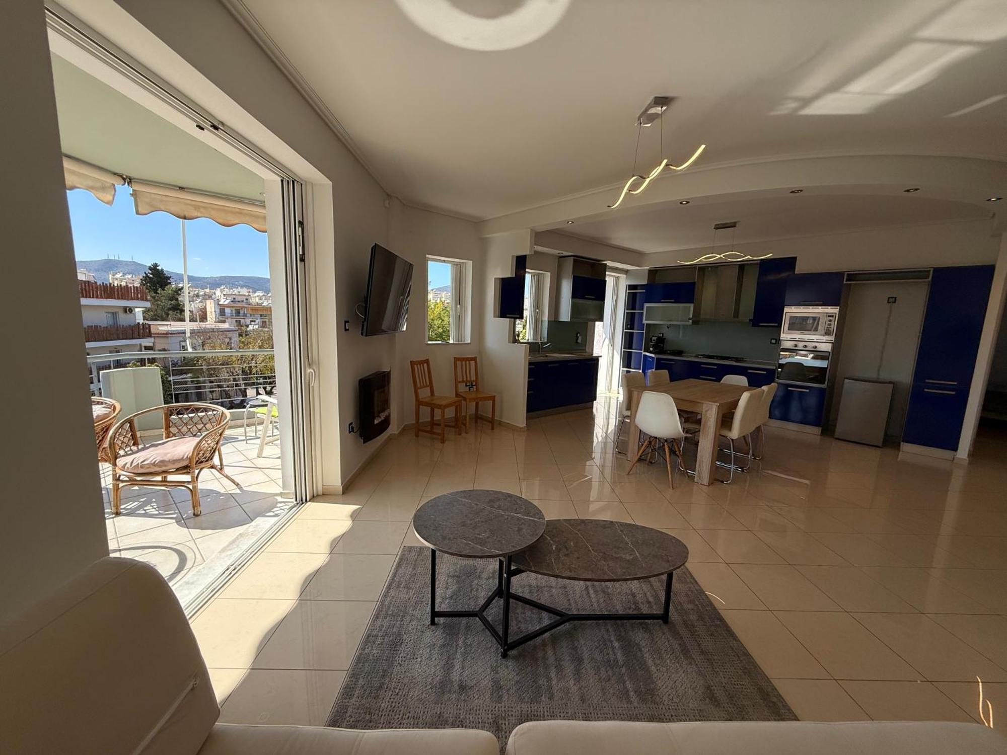 Sunny Home Private Jacuzzi Hydromassage Acropolis & Lycabettus Far View Parking 300M Metro Peristeri Athens Luaran gambar