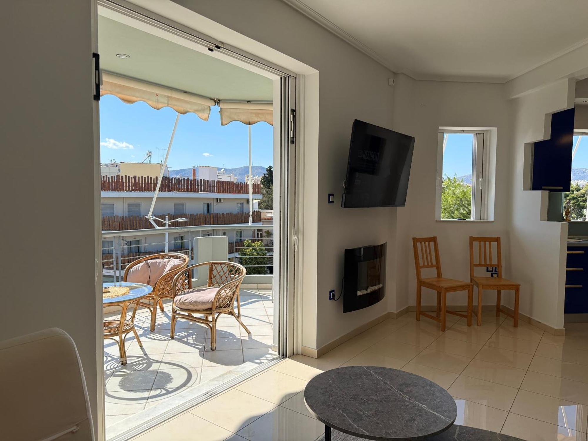 Sunny Home Private Jacuzzi Hydromassage Acropolis & Lycabettus Far View Parking 300M Metro Peristeri Athens Luaran gambar