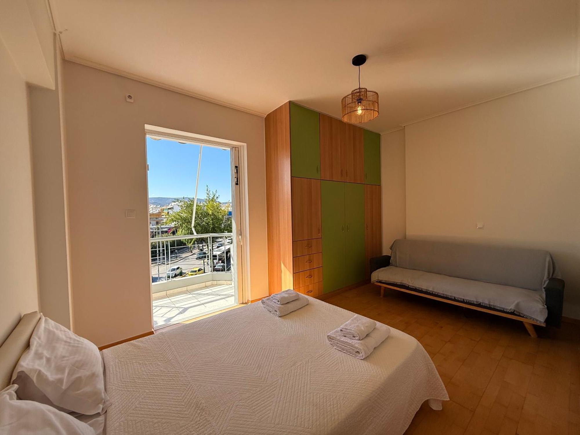Sunny Home Private Jacuzzi Hydromassage Acropolis & Lycabettus Far View Parking 300M Metro Peristeri Athens Luaran gambar
